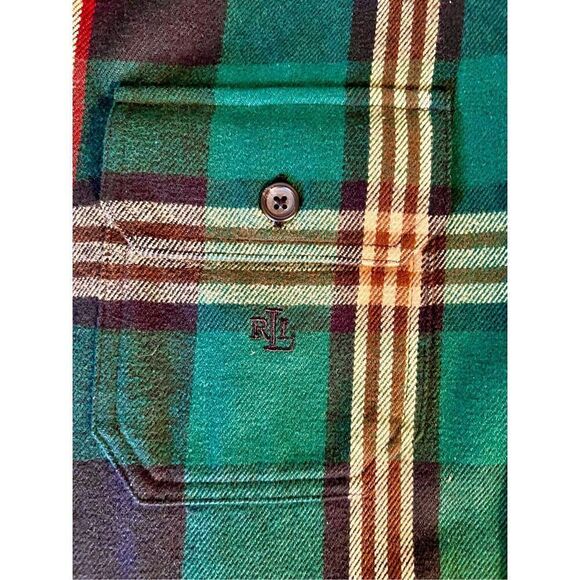 Ralph Lauren Hooded Zip Up Jacket Plaid Sz P/S - Picture 6 of 9